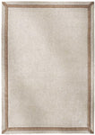 Tapis Gris en viscose motif uni pour salon ABRA SAND